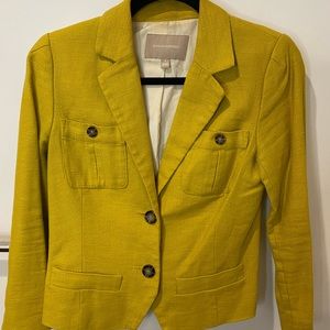 Banana Republic Yellow Blazer